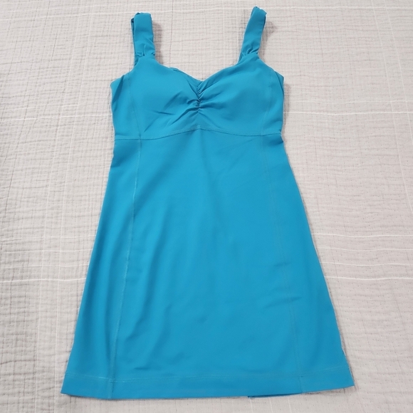 LULULEMON Light Blue Surge Aria II Ruched Tank Top Size 2 - Picture 5 of 9